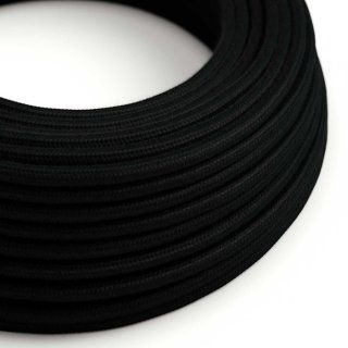 černý textilní kabel na svítidlo
